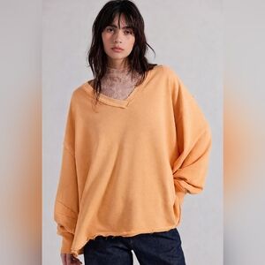 We The Free NWTs Venice V-Neck Sweatshirt